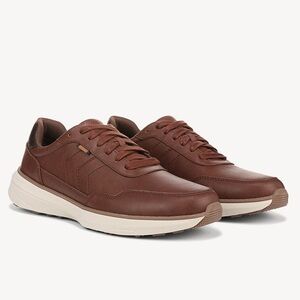 New Dr. Scholl’s Jake Retro Sneaker Faux Brown Leather Stitch Fix 10.5 Men’s